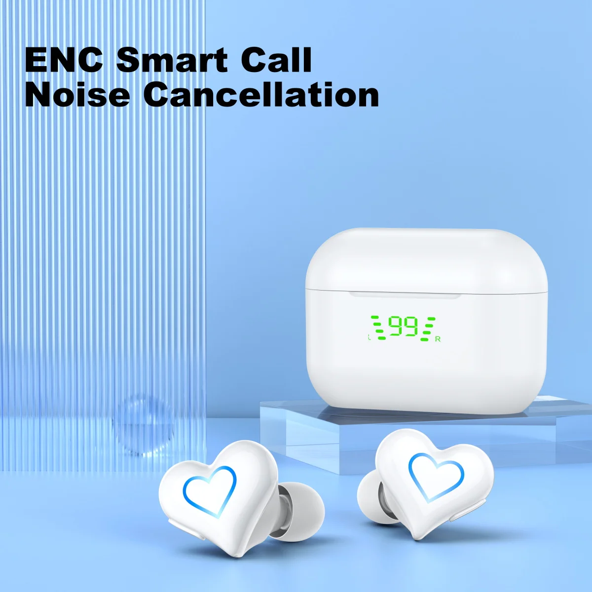 Новые беспроводные bluetooth-наушники в форме сердца - Фотография_4