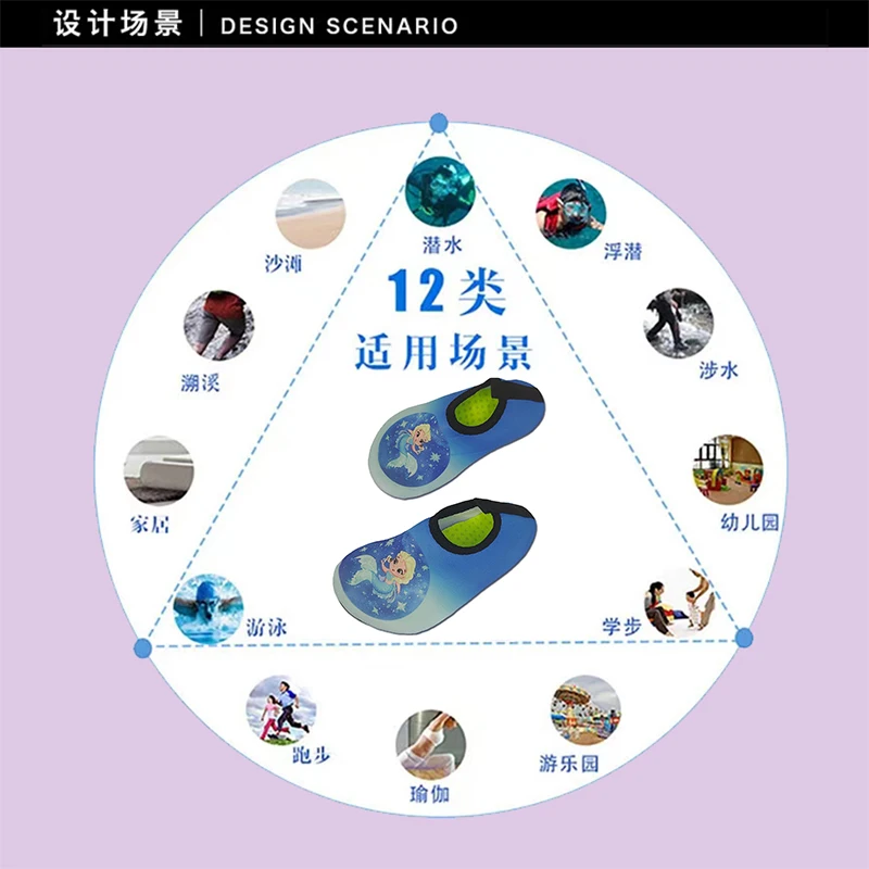 20-33 # детская пляжная быстросохнущая акваобувь qianjiang - Фотография_6