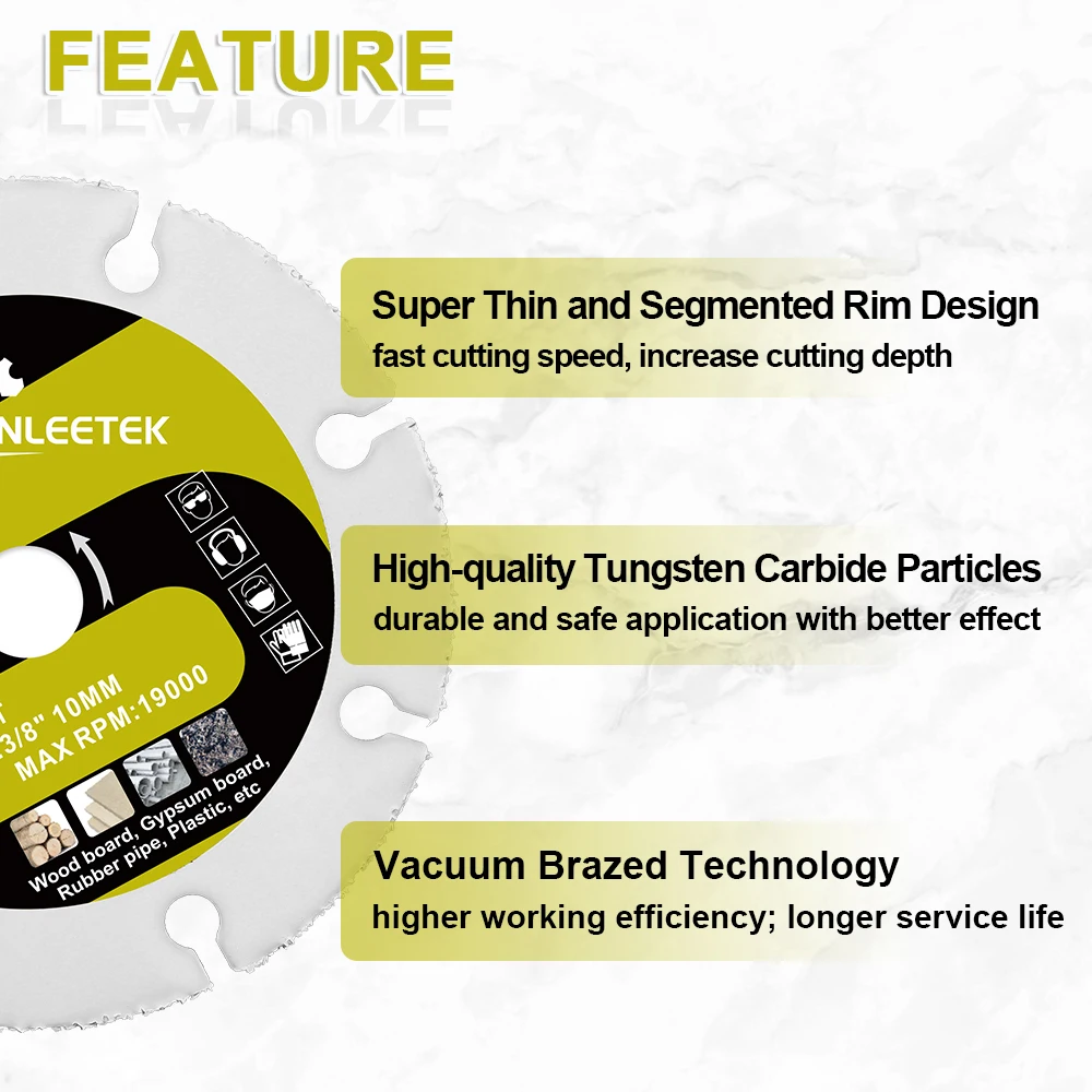 Sanleetek diamond saw blade 75mm - Фотография_5
