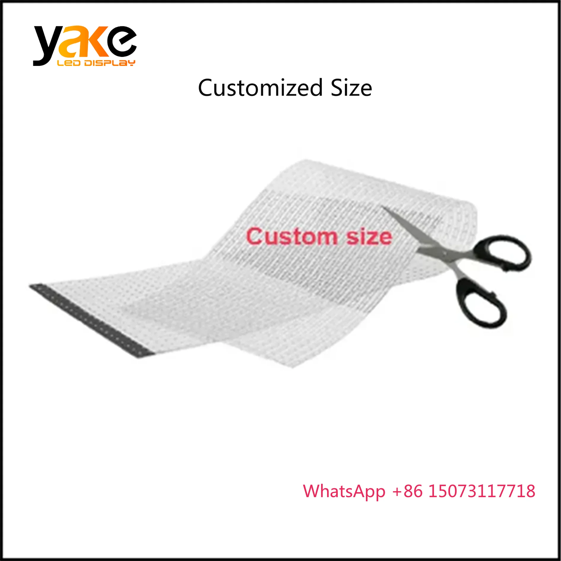 Индивидуальная гибкая прозрачная светодиодная пленка - Фотография_6