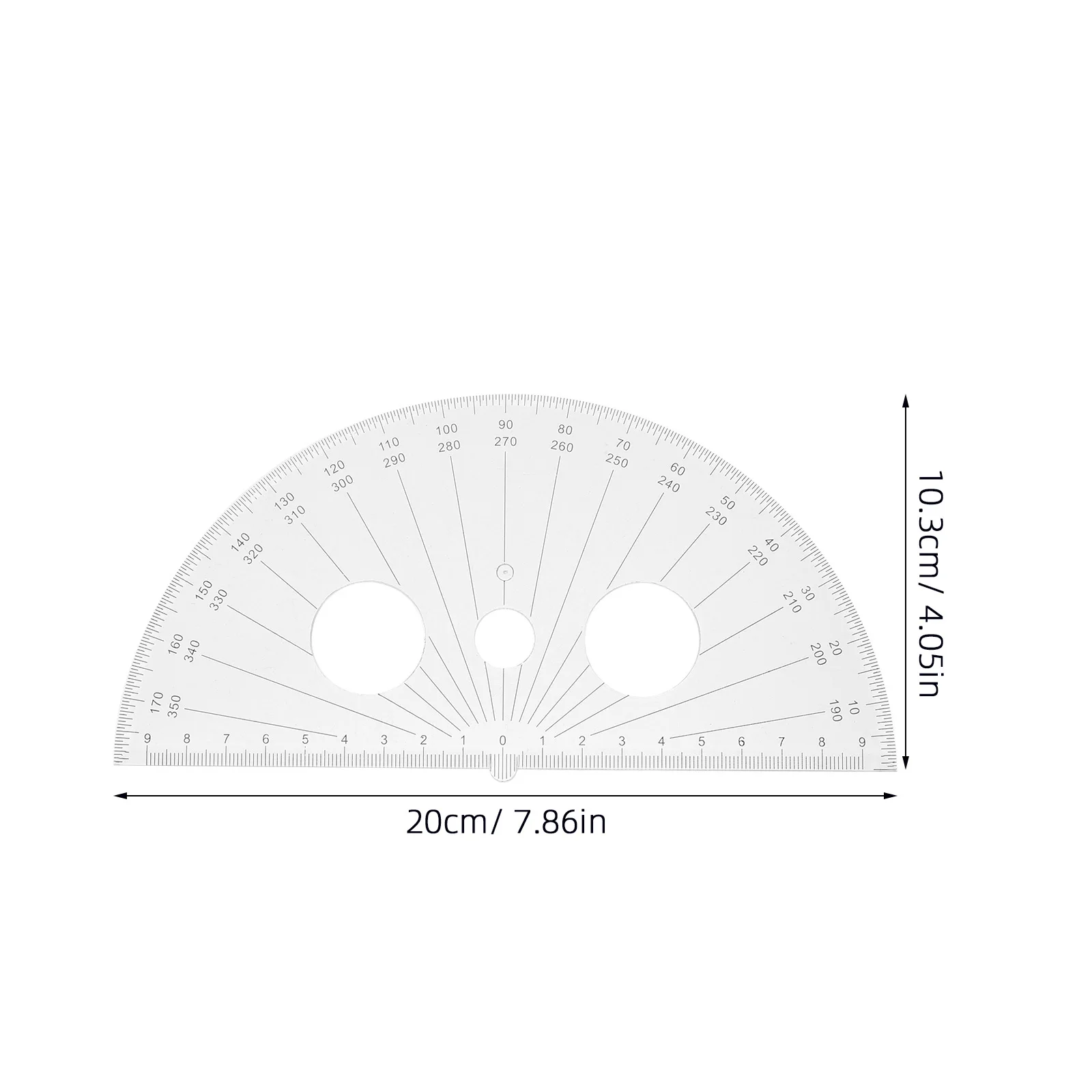 Прецизионный полукруглый транспортир - Фотография_6