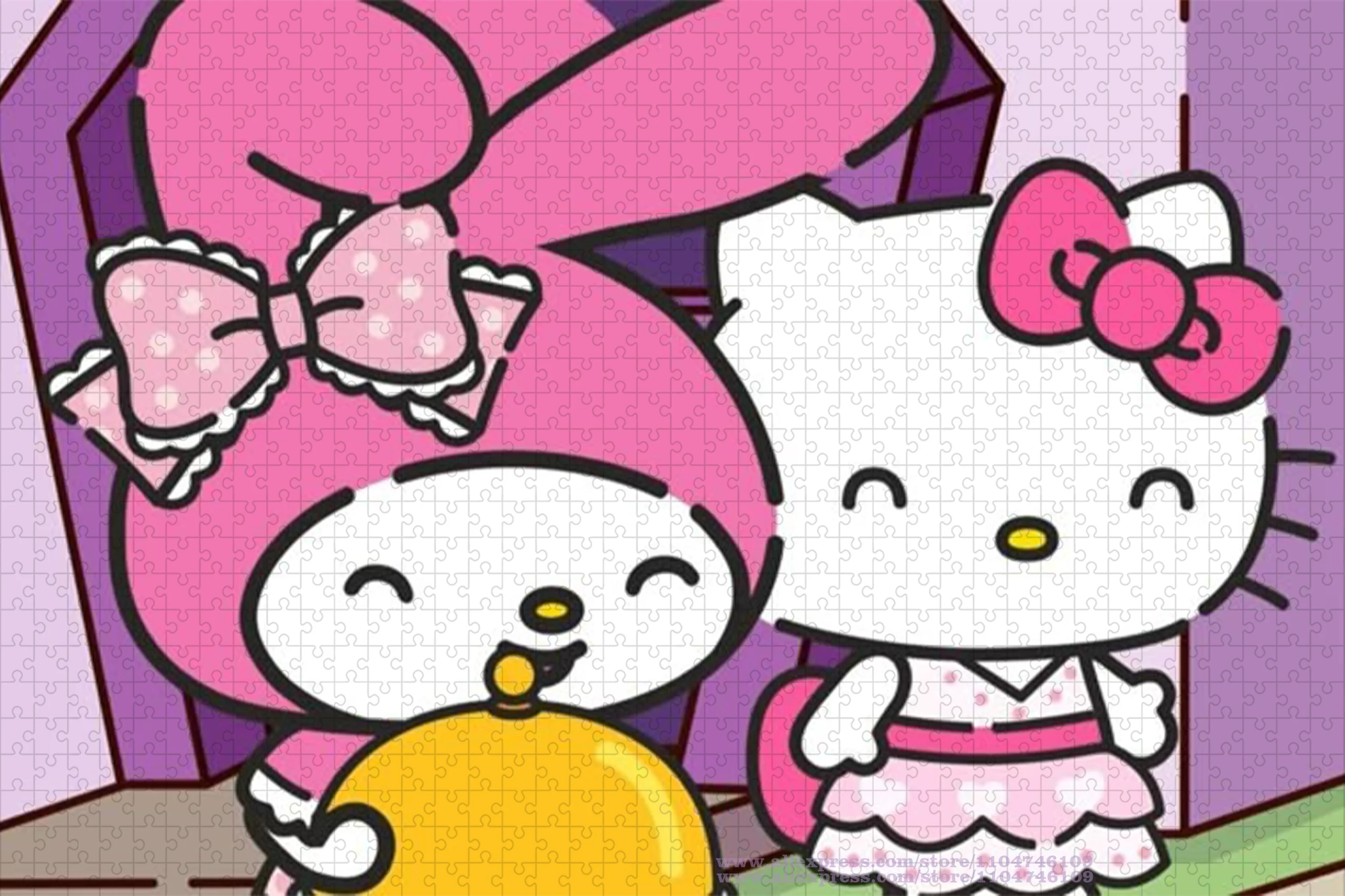 Пазл melody & hello kitty - Фотография_2