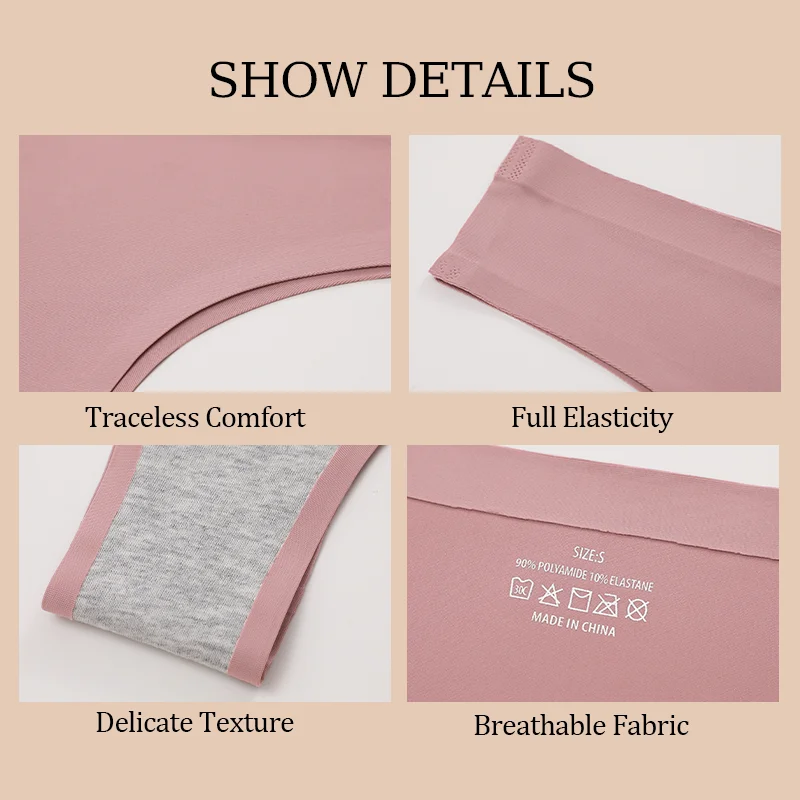 3pcs бесшовные трусики maillard - Фотография_3