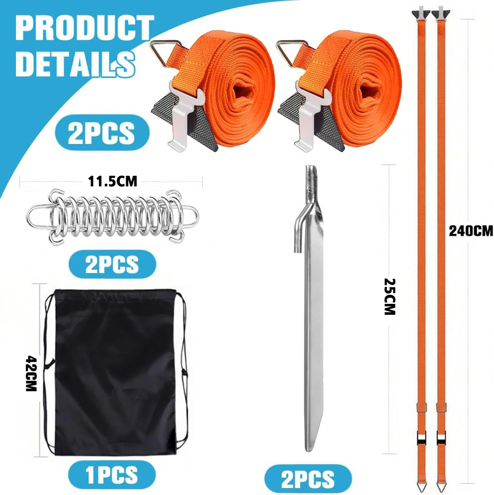 2-в-1 наборы ремешков для штормовых ремней для тентов thule fiamma - Фотография_6