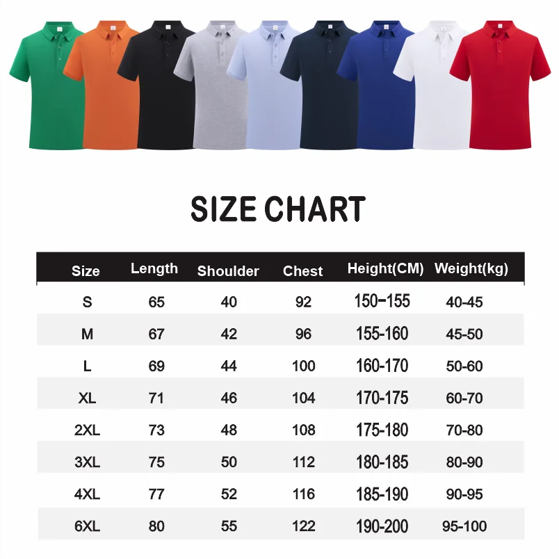 Летняя рубашка-поло из чистого хлопка с логотипом на заказ и вышивкой - Фотография_2