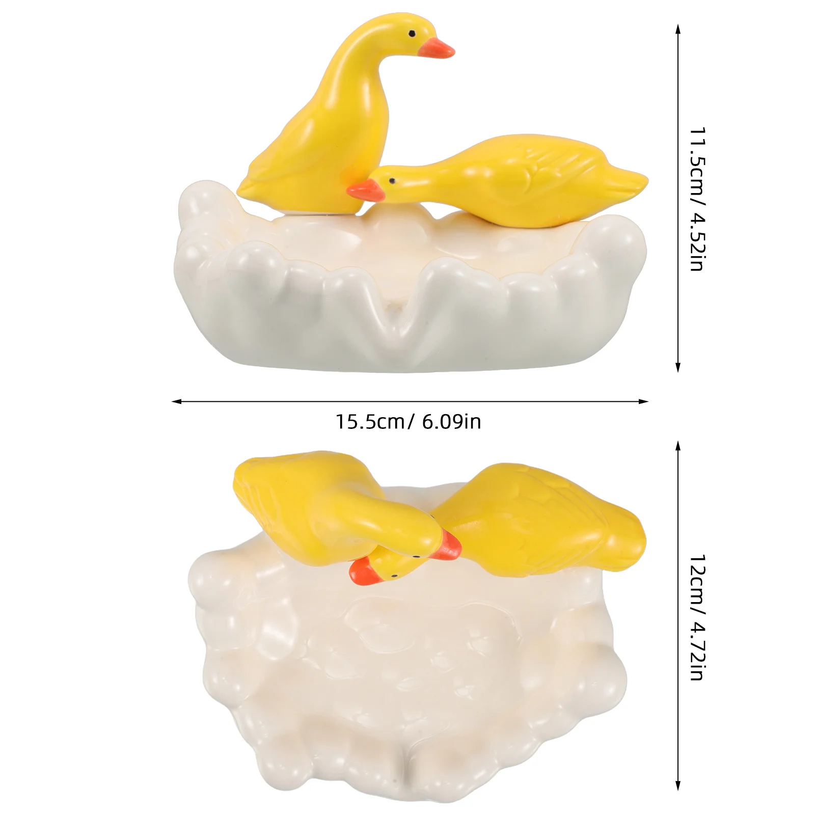 Керамическая мыльница с милой уткой - Фотография_4