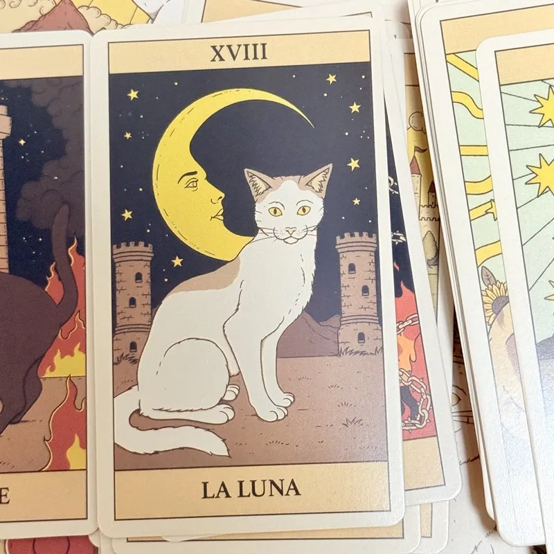 Карты el tarot de los gatos 78 cartas del tarot - Фотография_6
