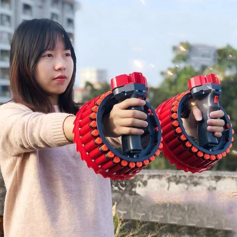 Пластиковый электрический мягкий пистолет-пуля - Фотография_4