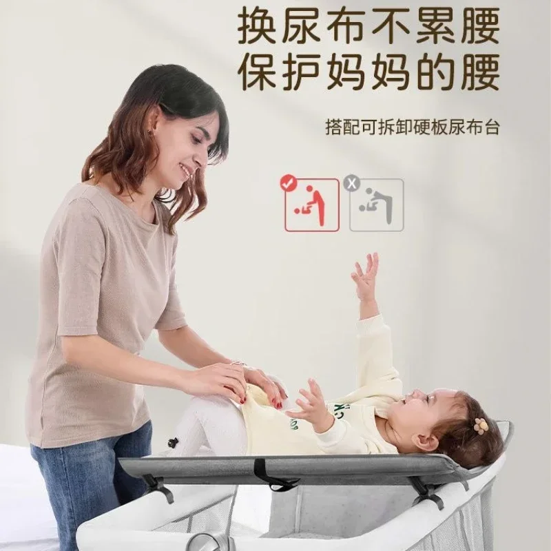 Многофункциональная простая детская кроватка для домашнего использования - Фотография_3