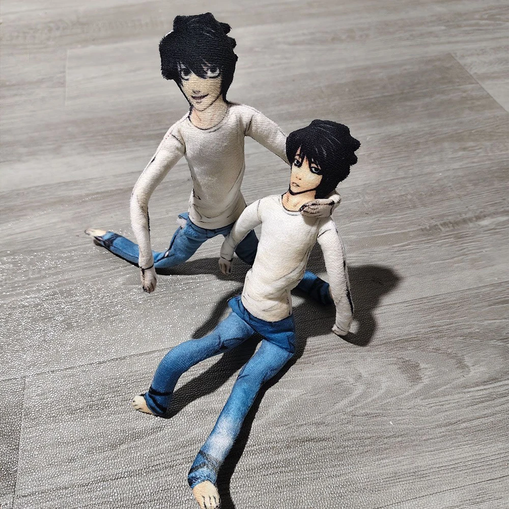 Аниме death note l·lawliet кукла для косплея - Фотография_2