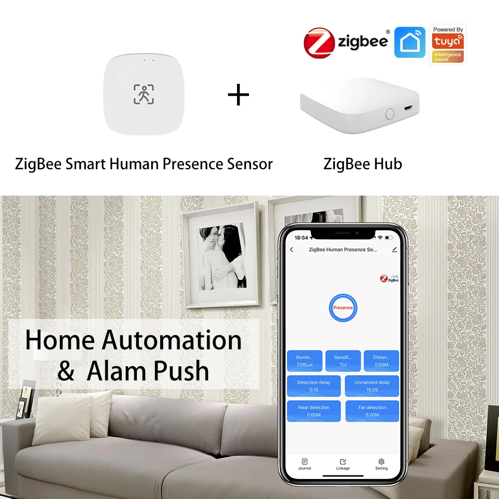 Датчик движения zigbee с функцией измерения яркости и расстояния - Фотография_2