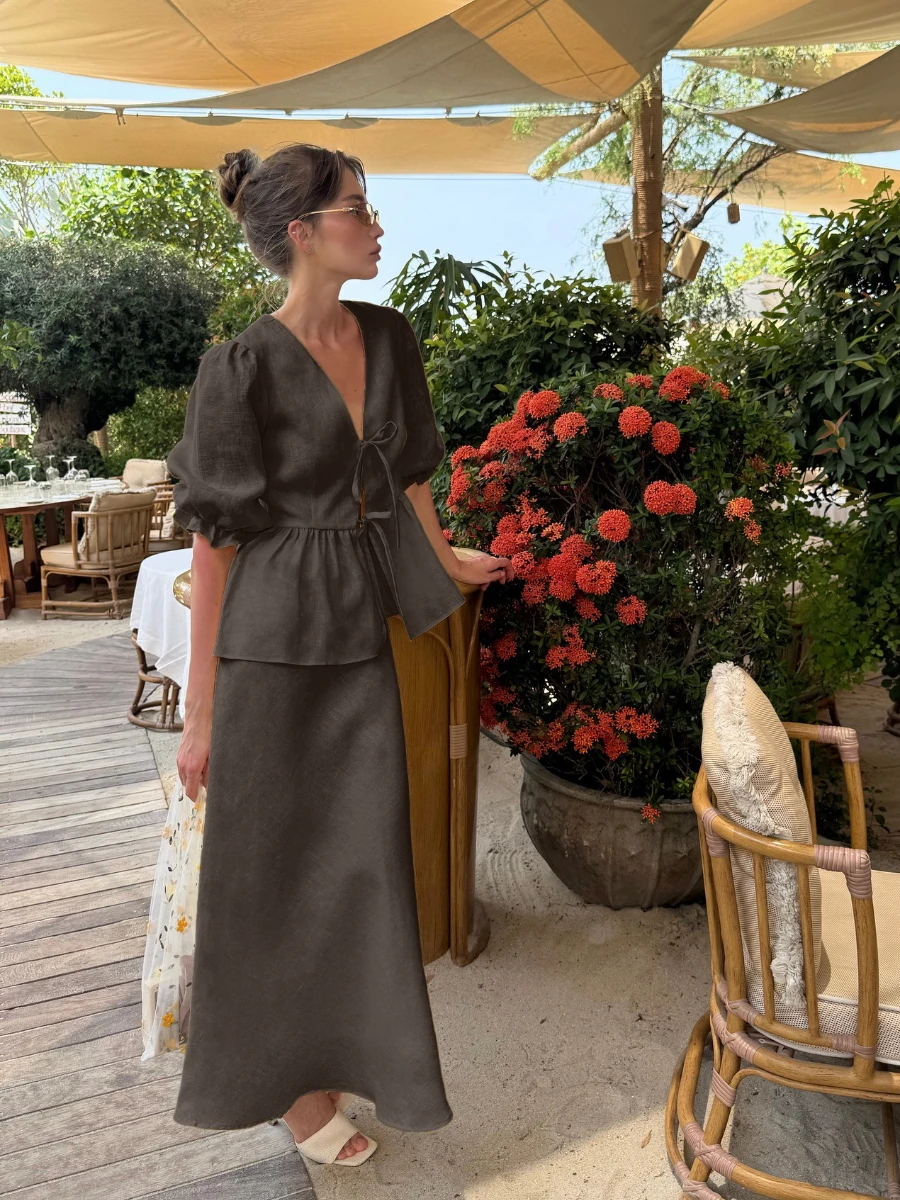 Летняя женская рубашка из 100% - Фотография_4