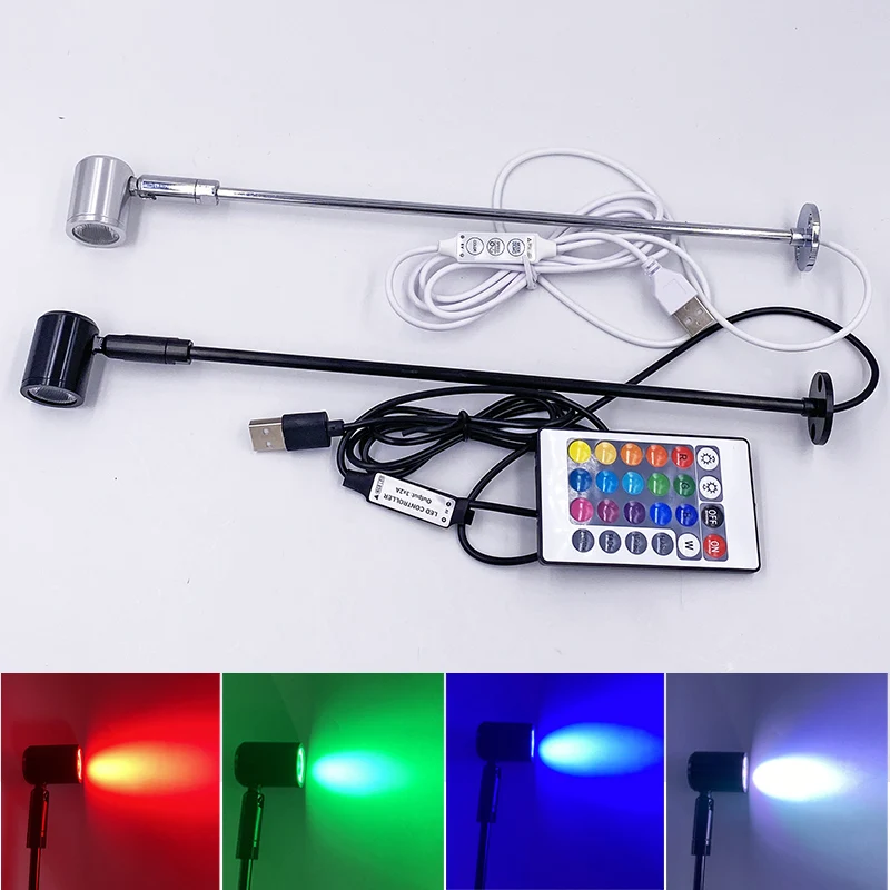 Usb led 1w 3w rgb spotlight mini