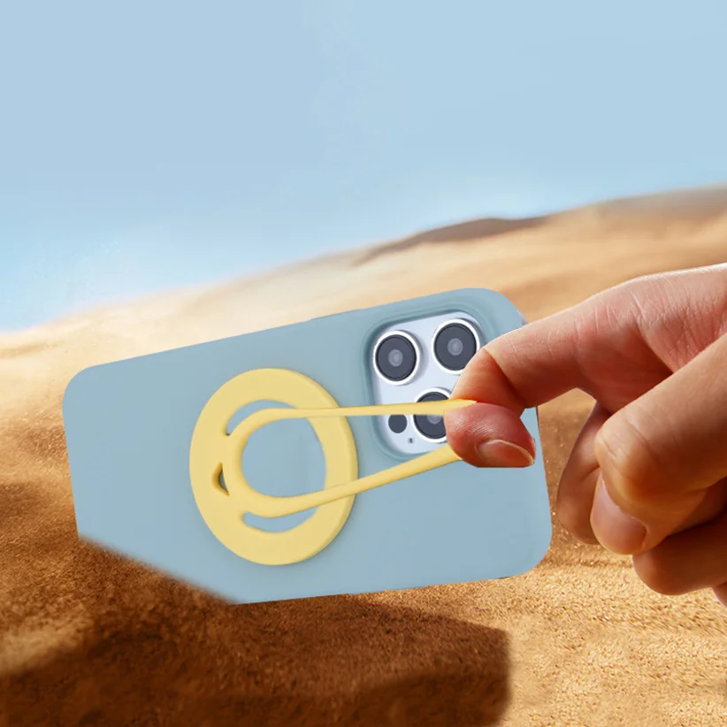 Магнитный силиконовый 휴대폰 거치대 그립