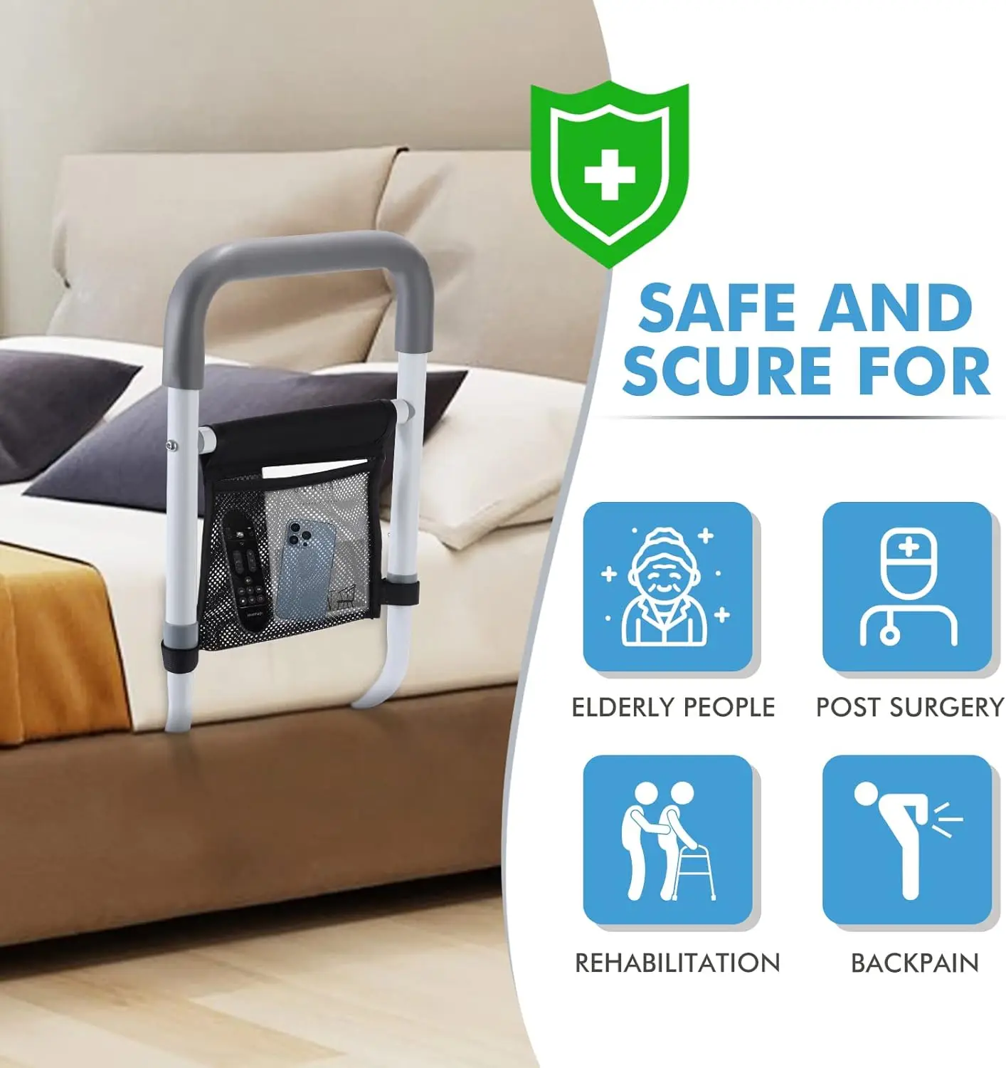 Поручни для кровати для пожилых людей - Фотография_5