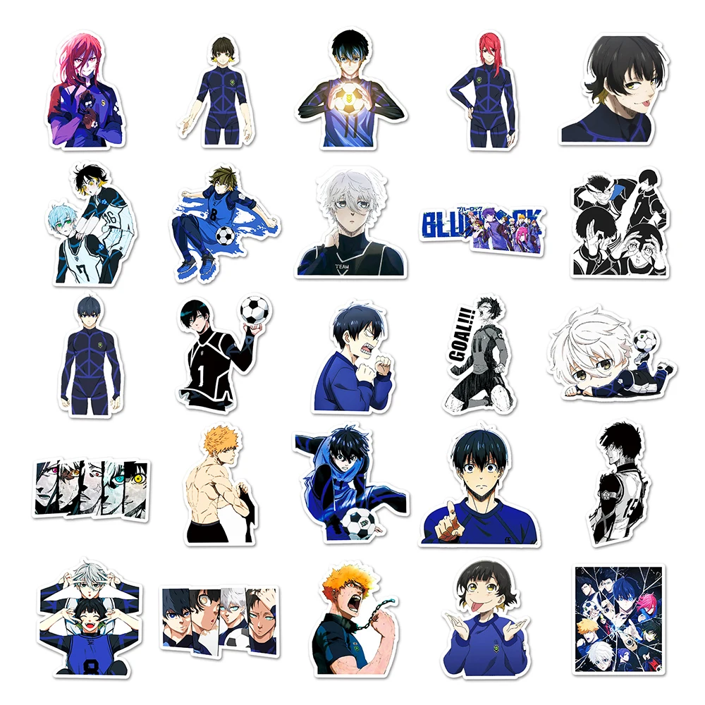 Наклейки японского аниме с синим замком - Фотография_5