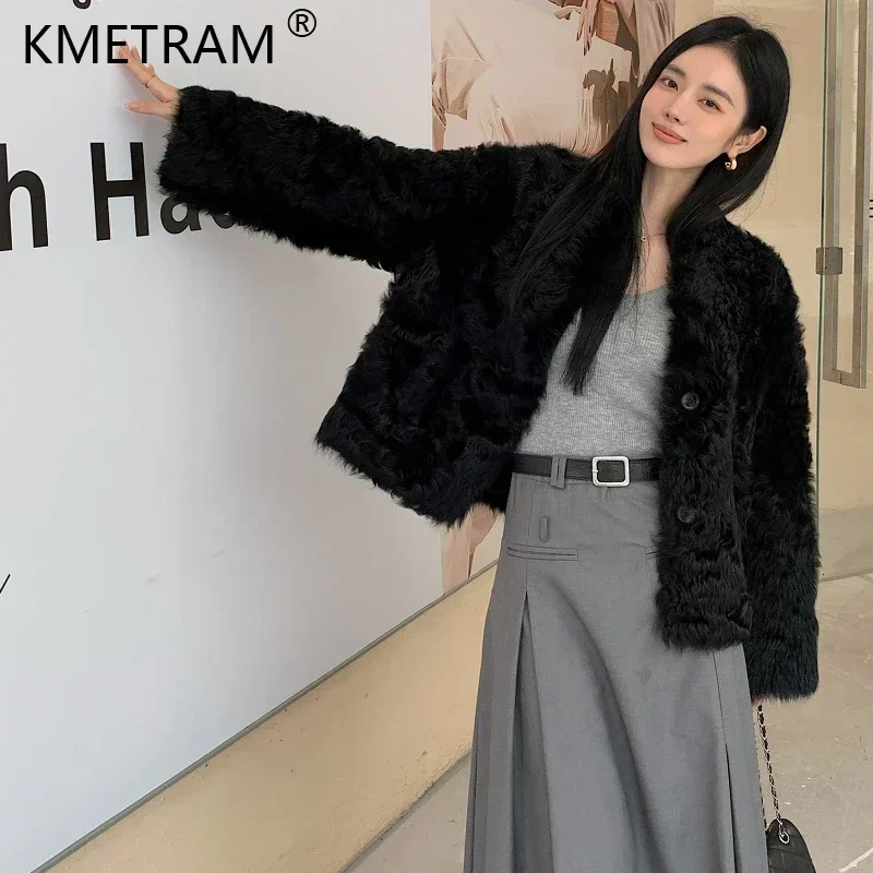 Женская куртка из натуральной овечьей кожи