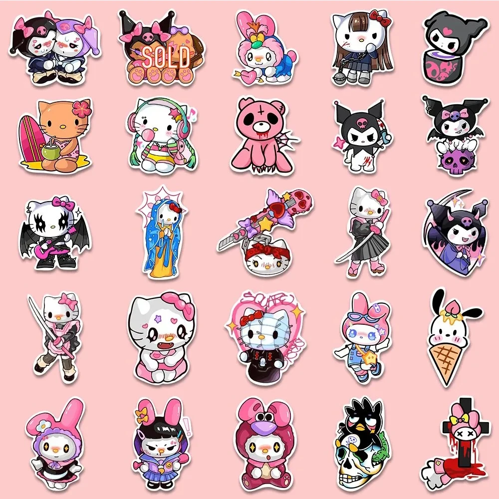 Готические наклейки sanrio hello - Фотография_6