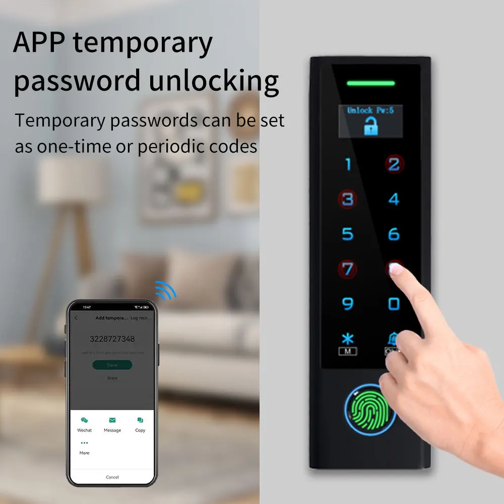 Wi-fi tuya биометрический контроллер - Фотография_6