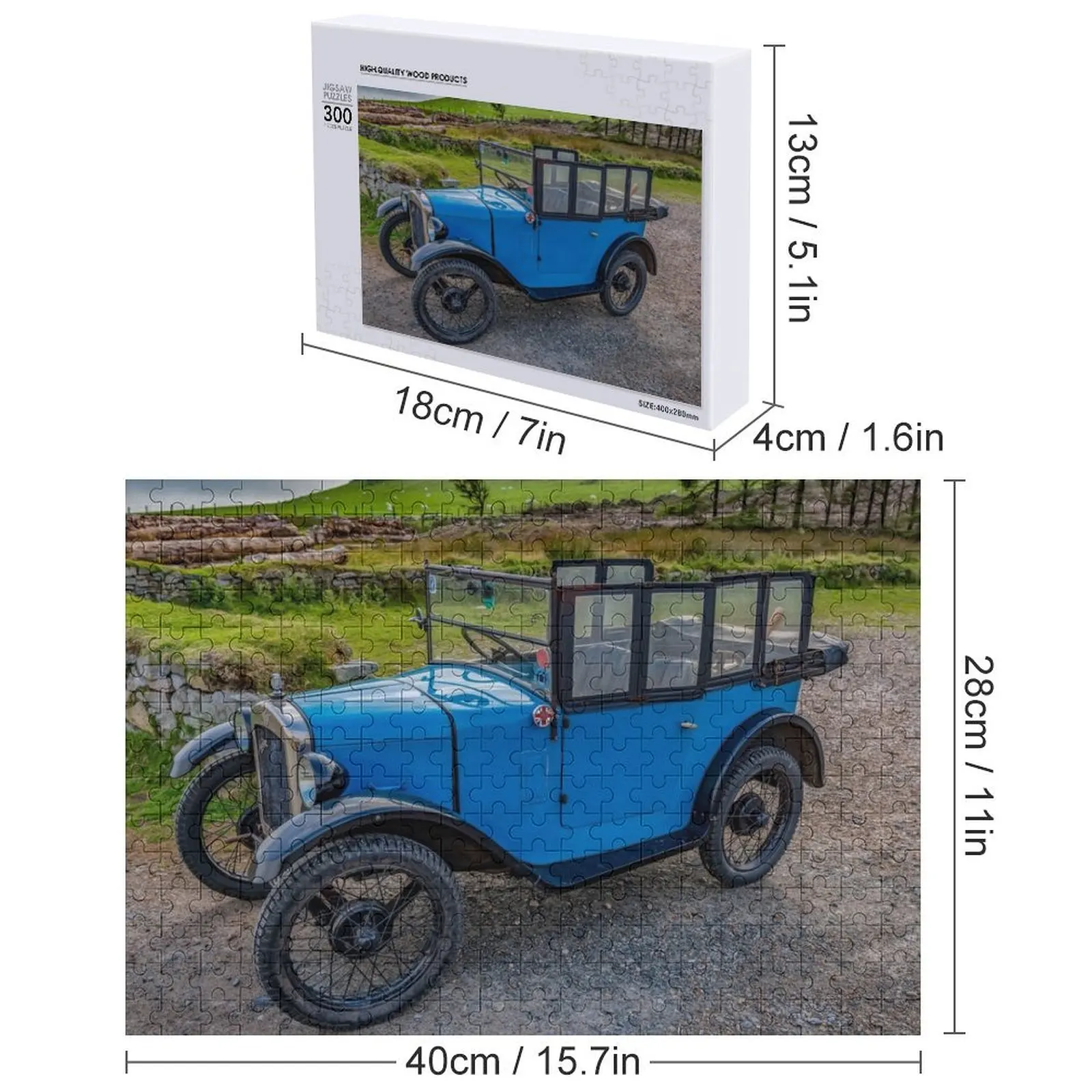 Классический автомобильный пазл austin 7 - Фотография_5