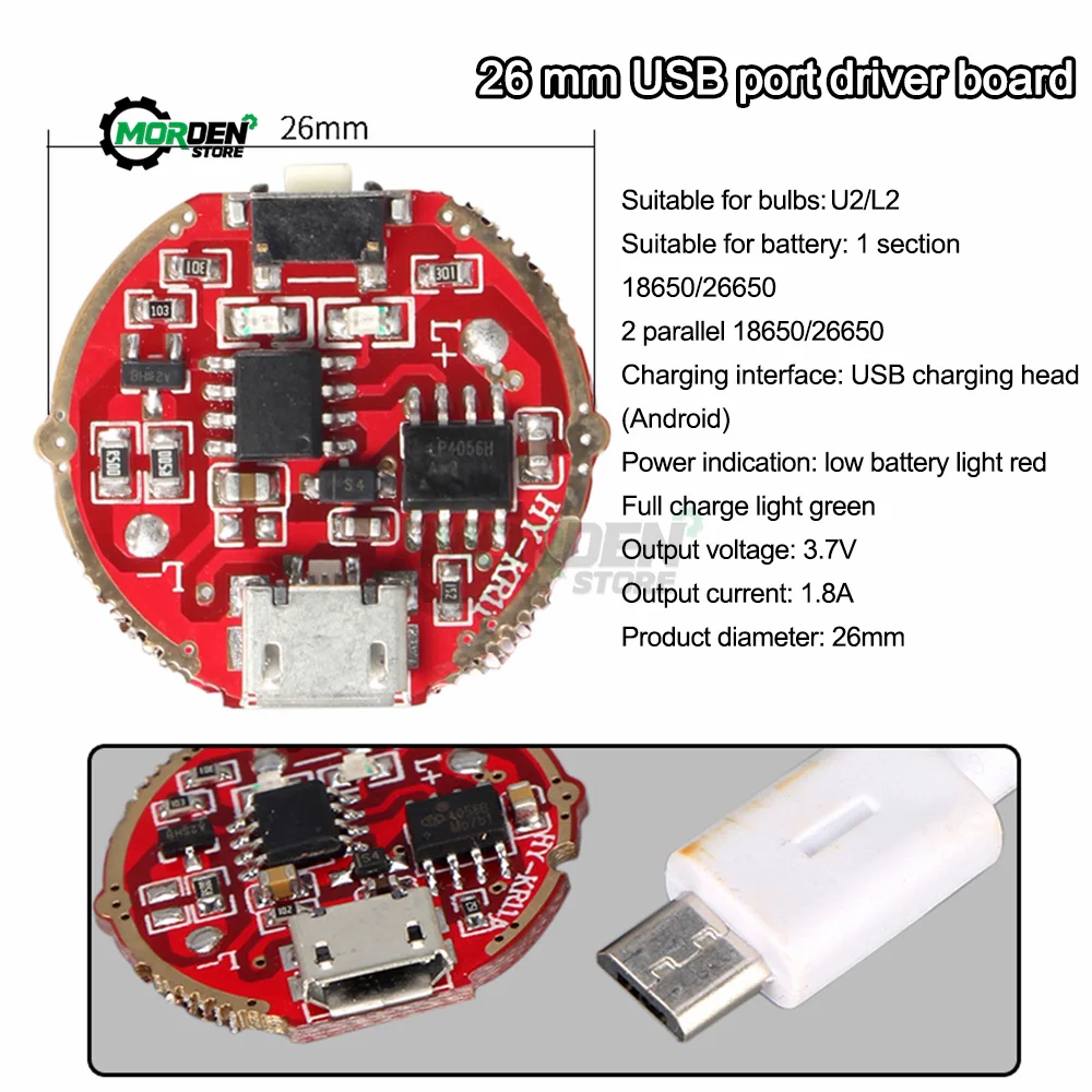 Фонарик с usb 28 для зарядки - Фотография_2