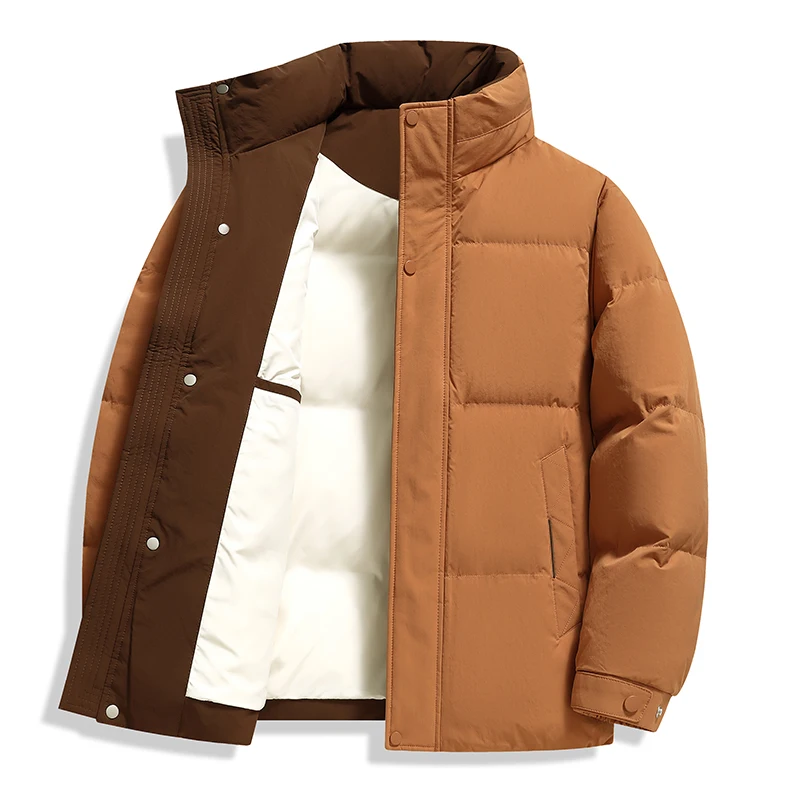 Высококачественные мужские повседневные куртки на белом утином пуху - Фотография_2