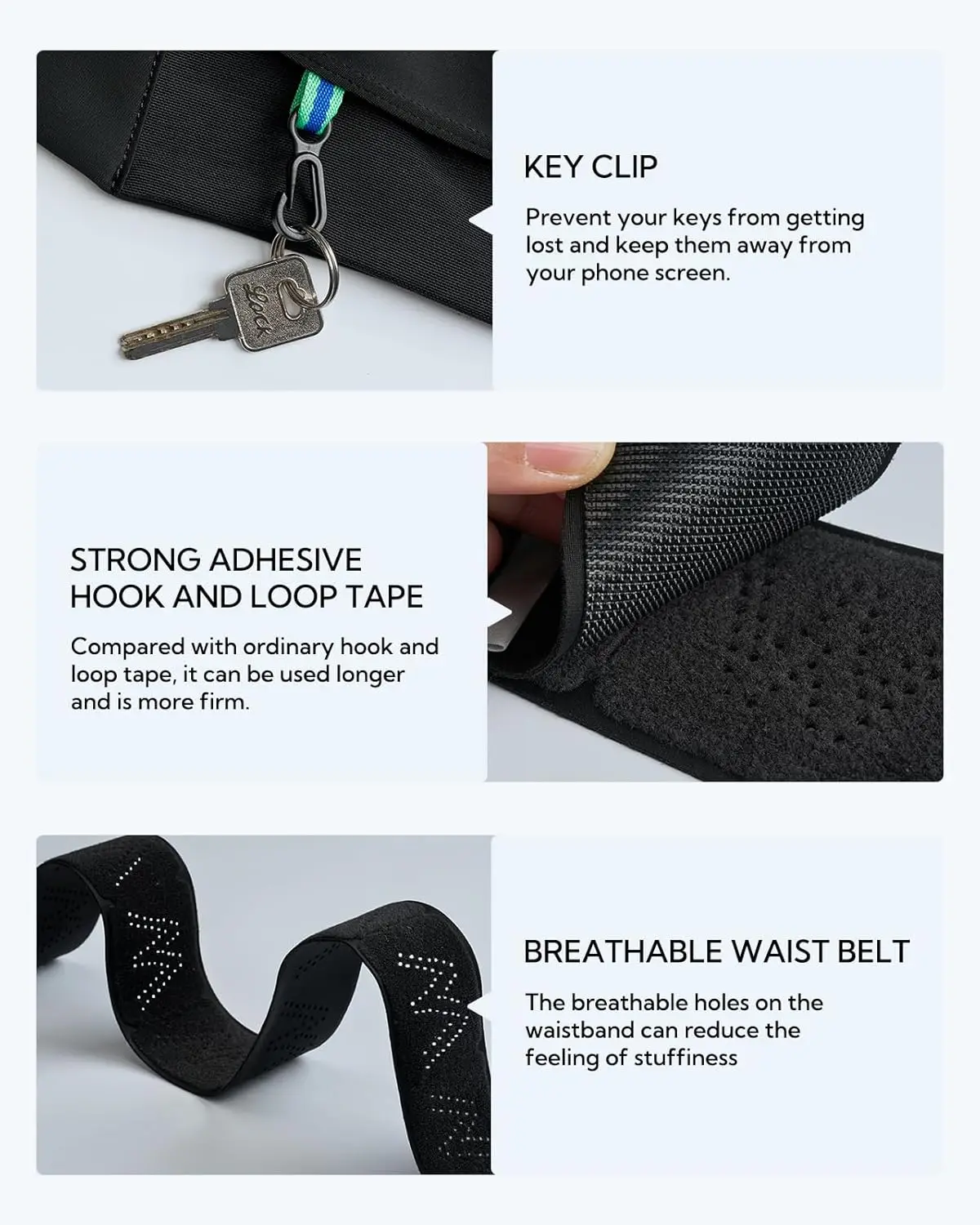 Поясная сумка для бега waterfly: тонкая поясная сумка для мужчин и женщин - Фотография_6