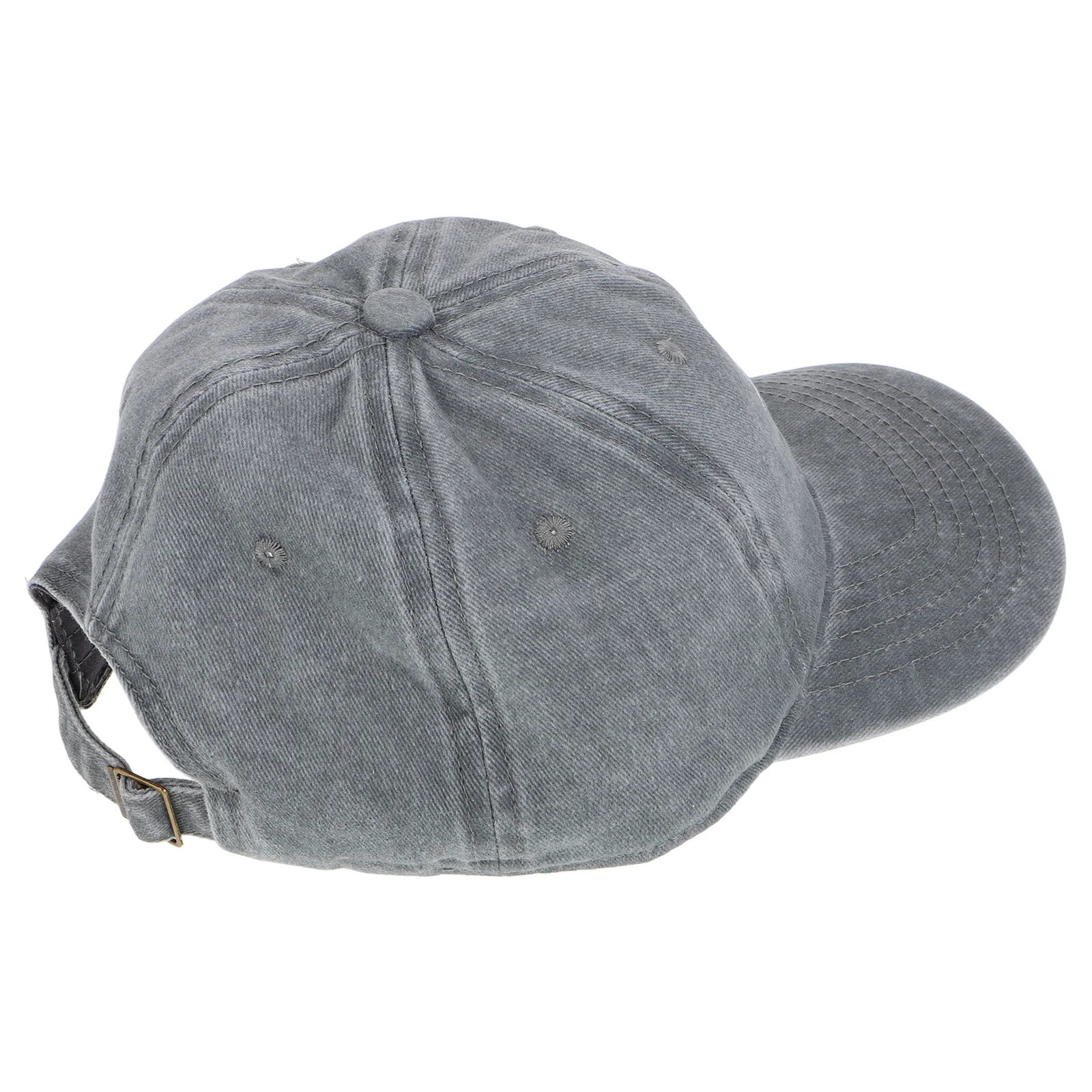 Винтажная потертая бейсболка с регулируемой застежкой - Фотография_3