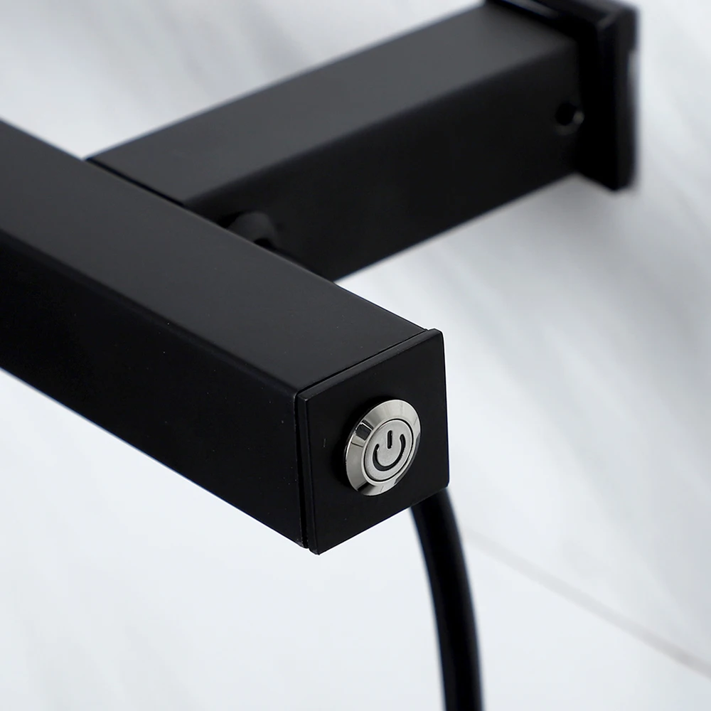 Настенный стальной электрический шкаф для горячих полотенец - Фотография_5