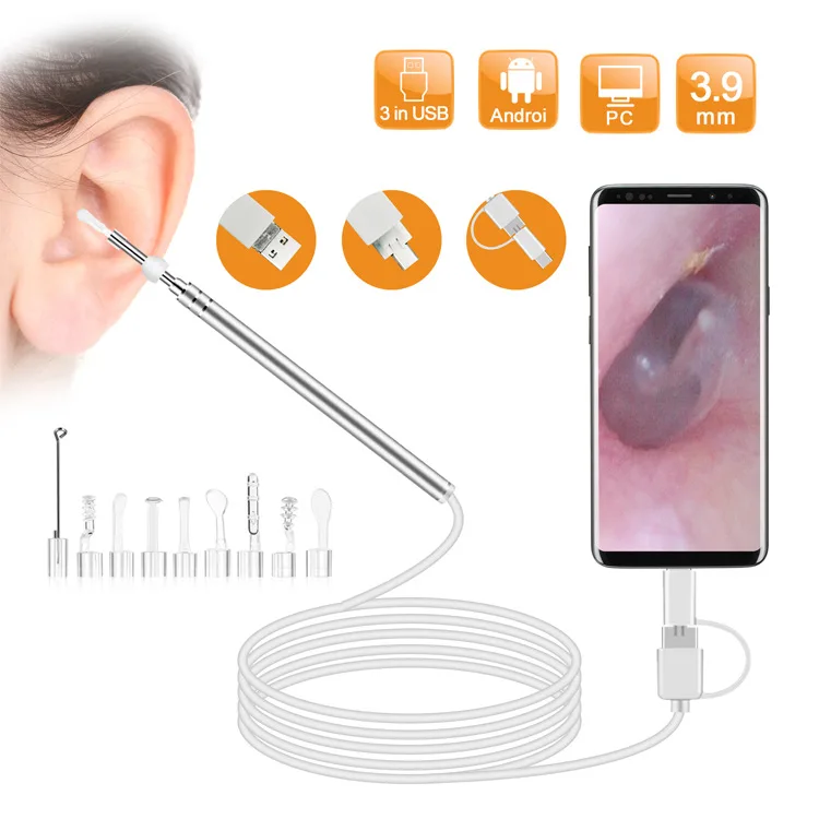 3,9 мм 720p 3в1 usb для пк android