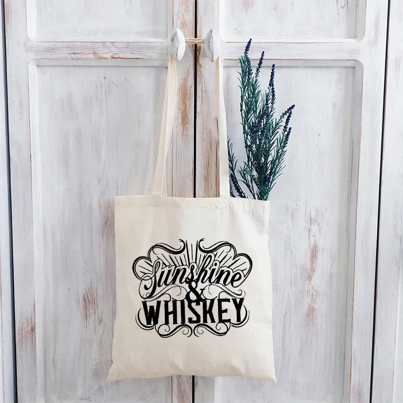 Холщовая сумка для виски sunshine с надписью - Фотография_2