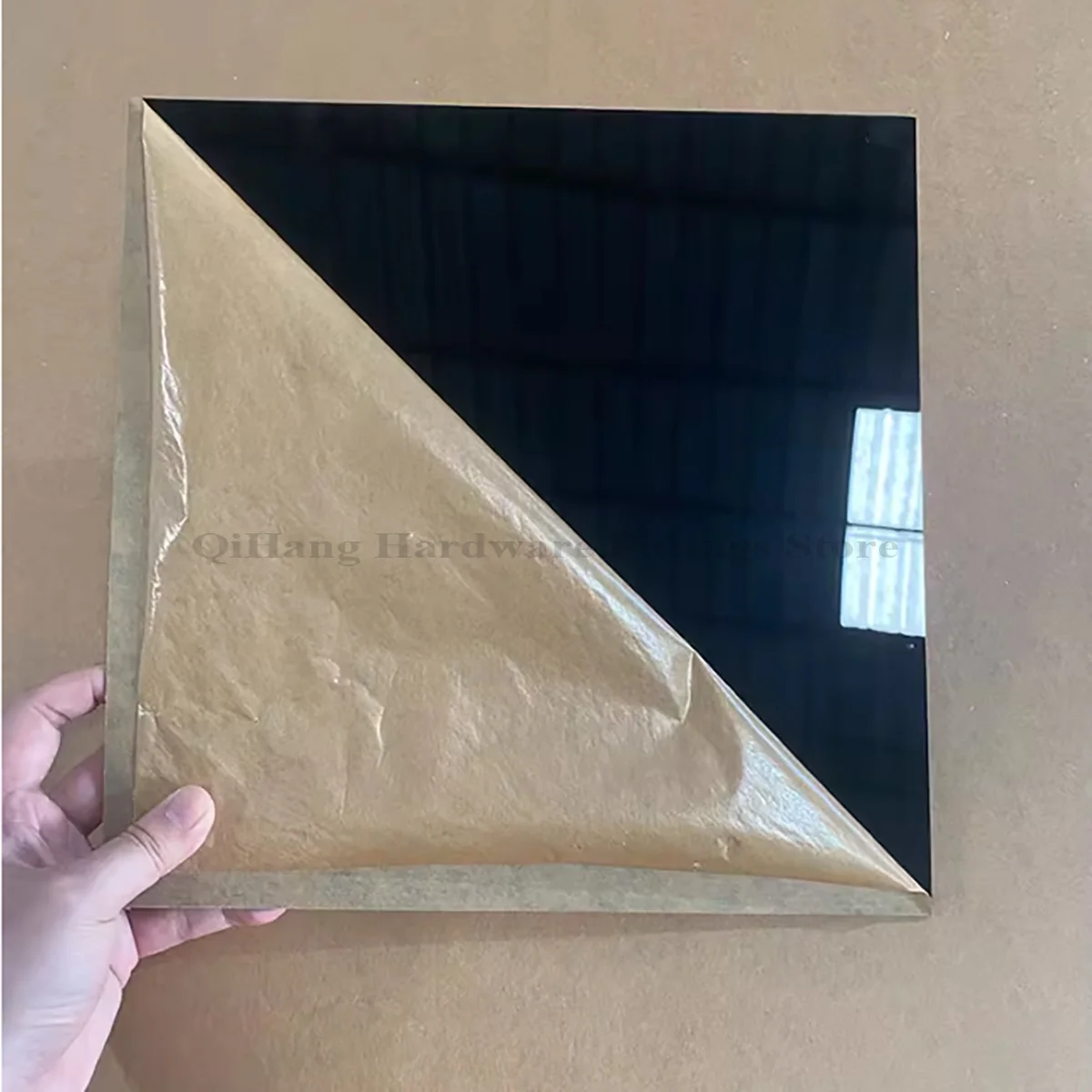 Черный глянцевый акриловый лист: светоотражающий фон/перегородка - Фотография_3