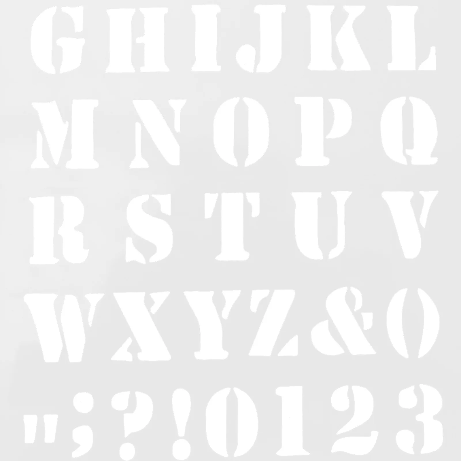 Многоразовые трафареты для каллиграфии - Фотография_4