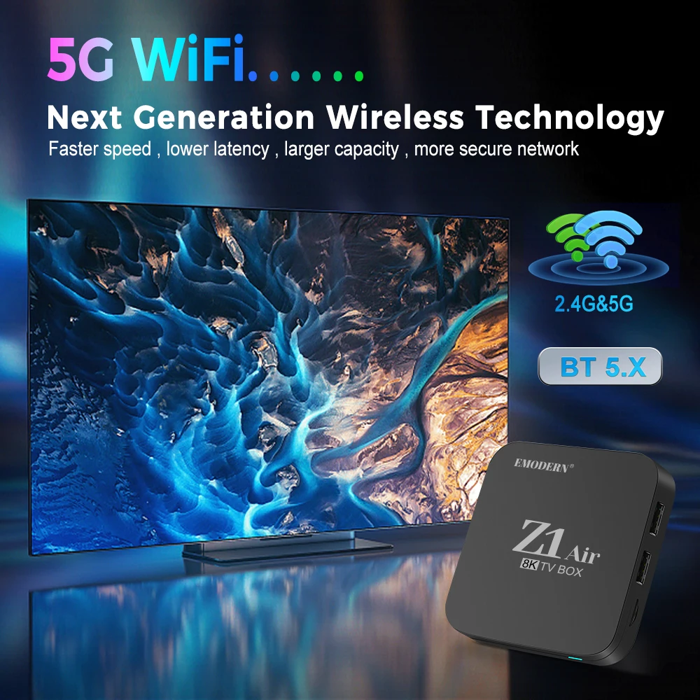 Z1 air tv box android 15 smart - Фотография_4