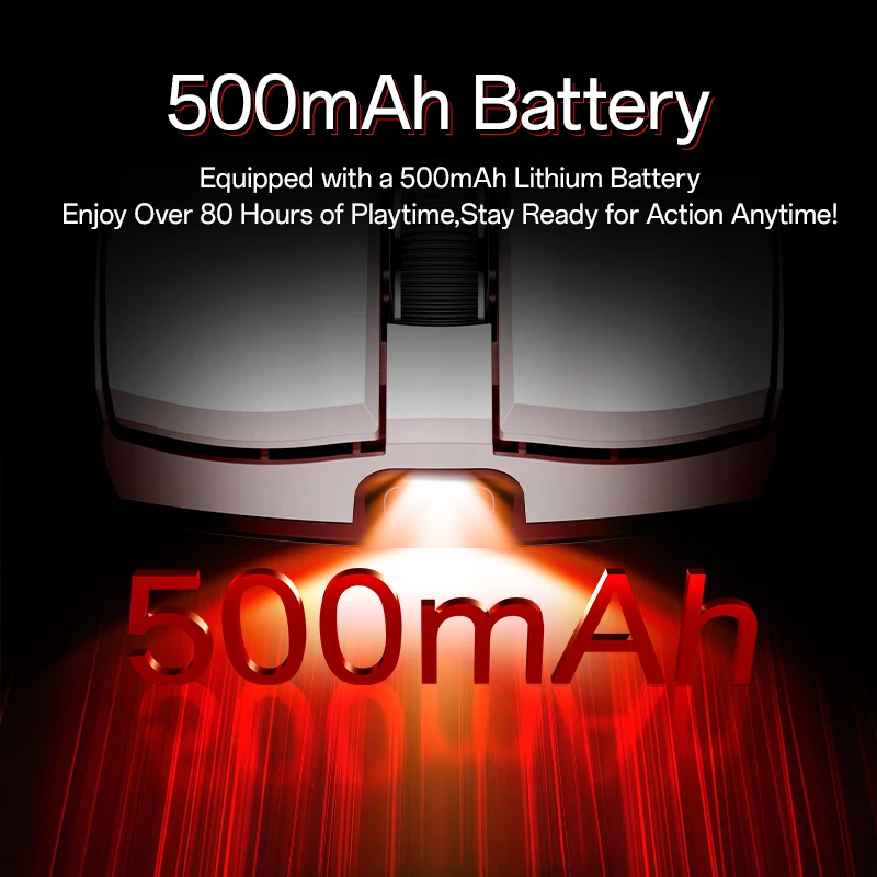 Беспроводная игровая мышь delux m800mini - Фотография_5