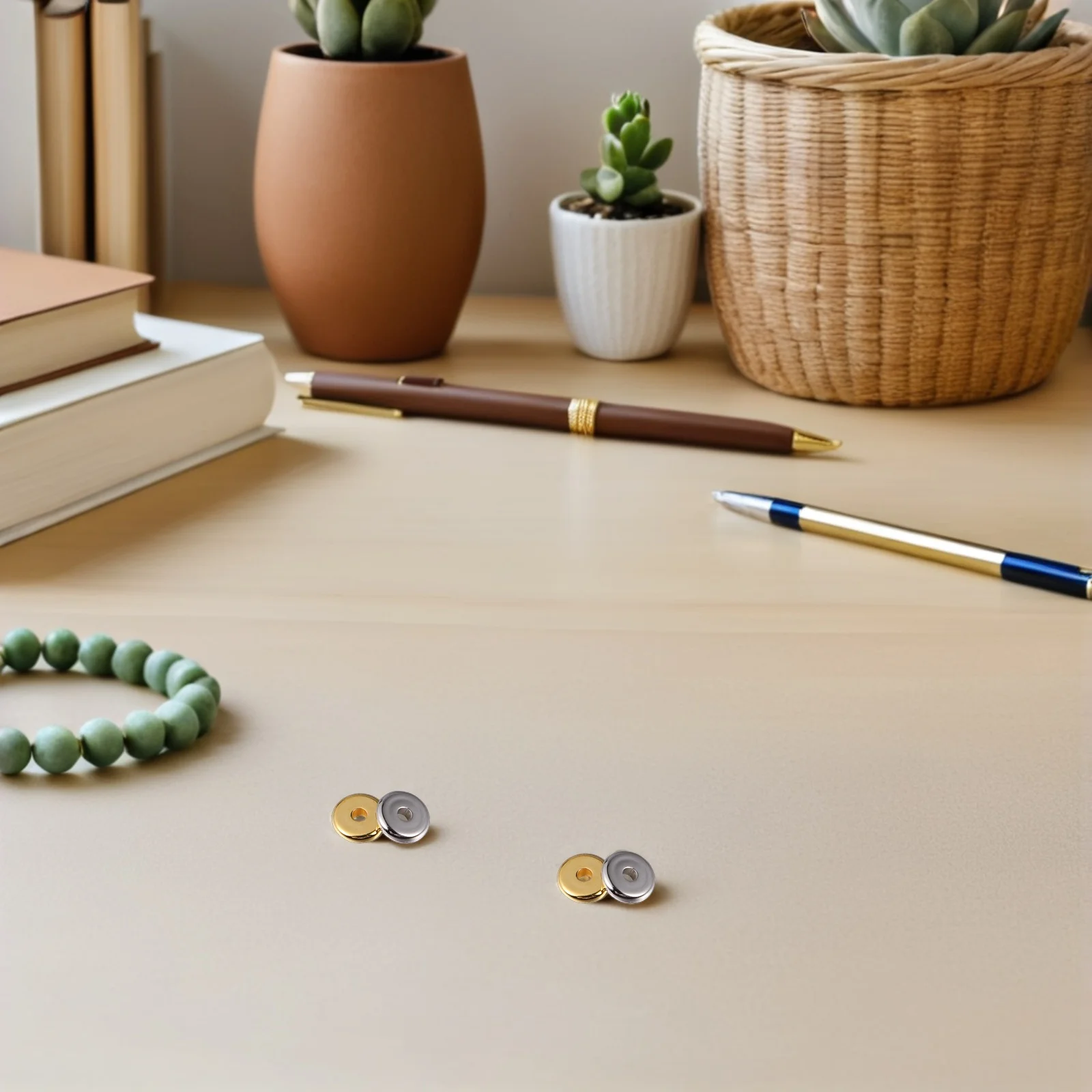 Плоские круглые бусины-разделители - Фотография_5