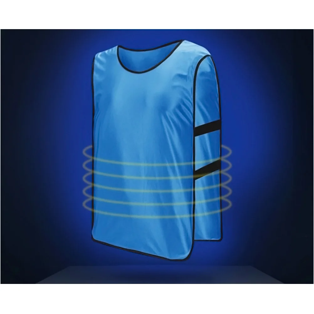 Голубой спортивный жилет pinnies - Фотография_3