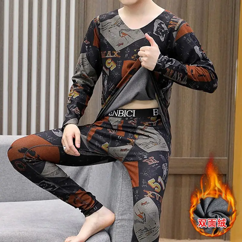 Осенне-зимнее бесшовное теплое нижнее белье - Фотография_3