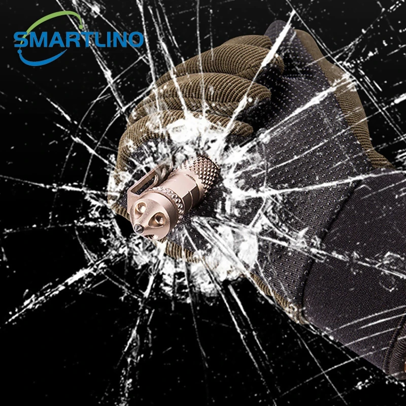 Высококачественная металлическая тактическая ручка для самообороны - Фотография_6