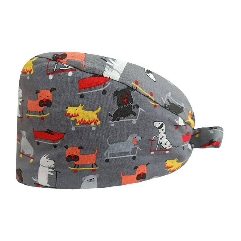 Шапочка с цветочным принтом для женщин - Фотография_2