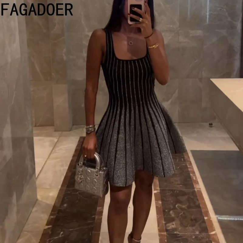 Fagadoer летнее модное вязаное - Фотография_3