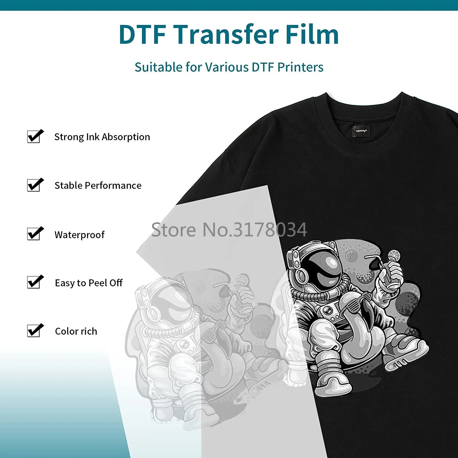 Dtf transfer film paper пэт-термопереносная - Фотография_2