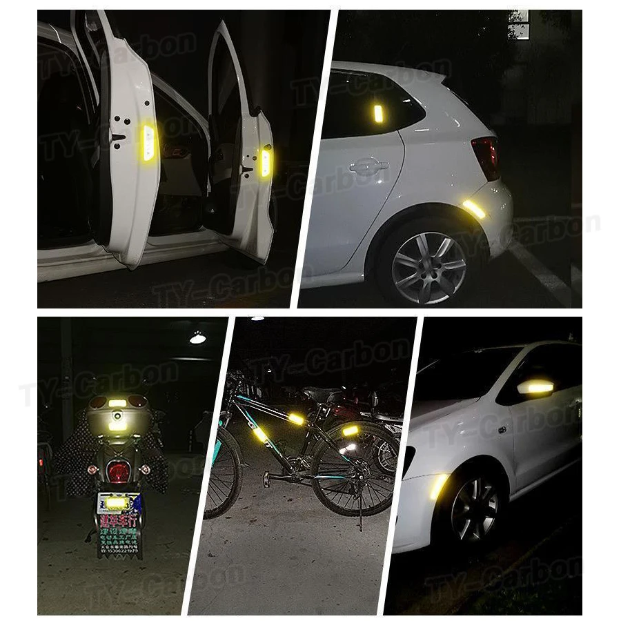 Светоотражающие автомобильные наклейки на ночь