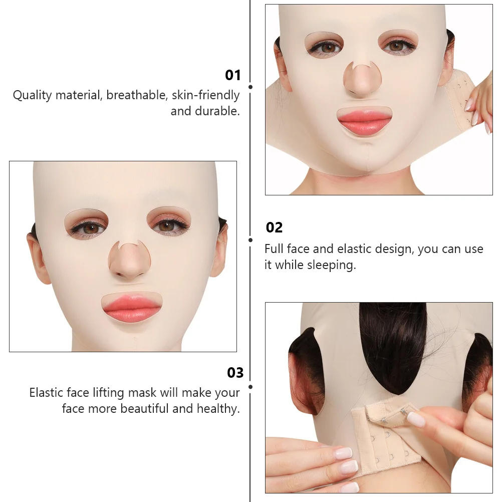 Эластичная маска для подтяжки лица - Фотография_3