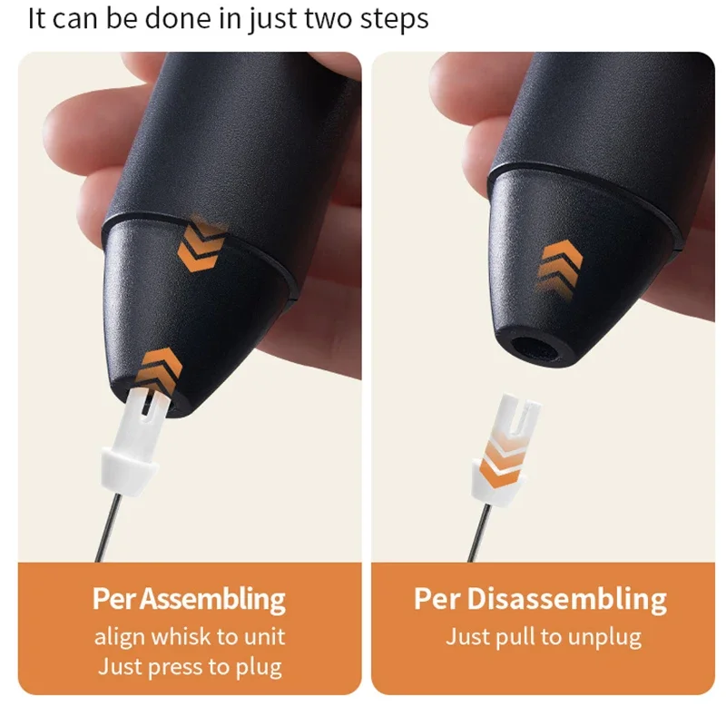 Беспроводной электрический вспениватель молока - Фотография_6