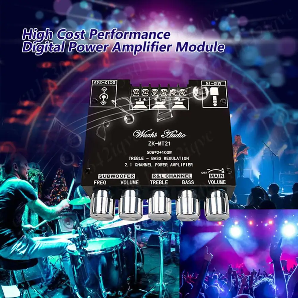 Zk-mt21 плата цифрового усилителя - Фотография_4