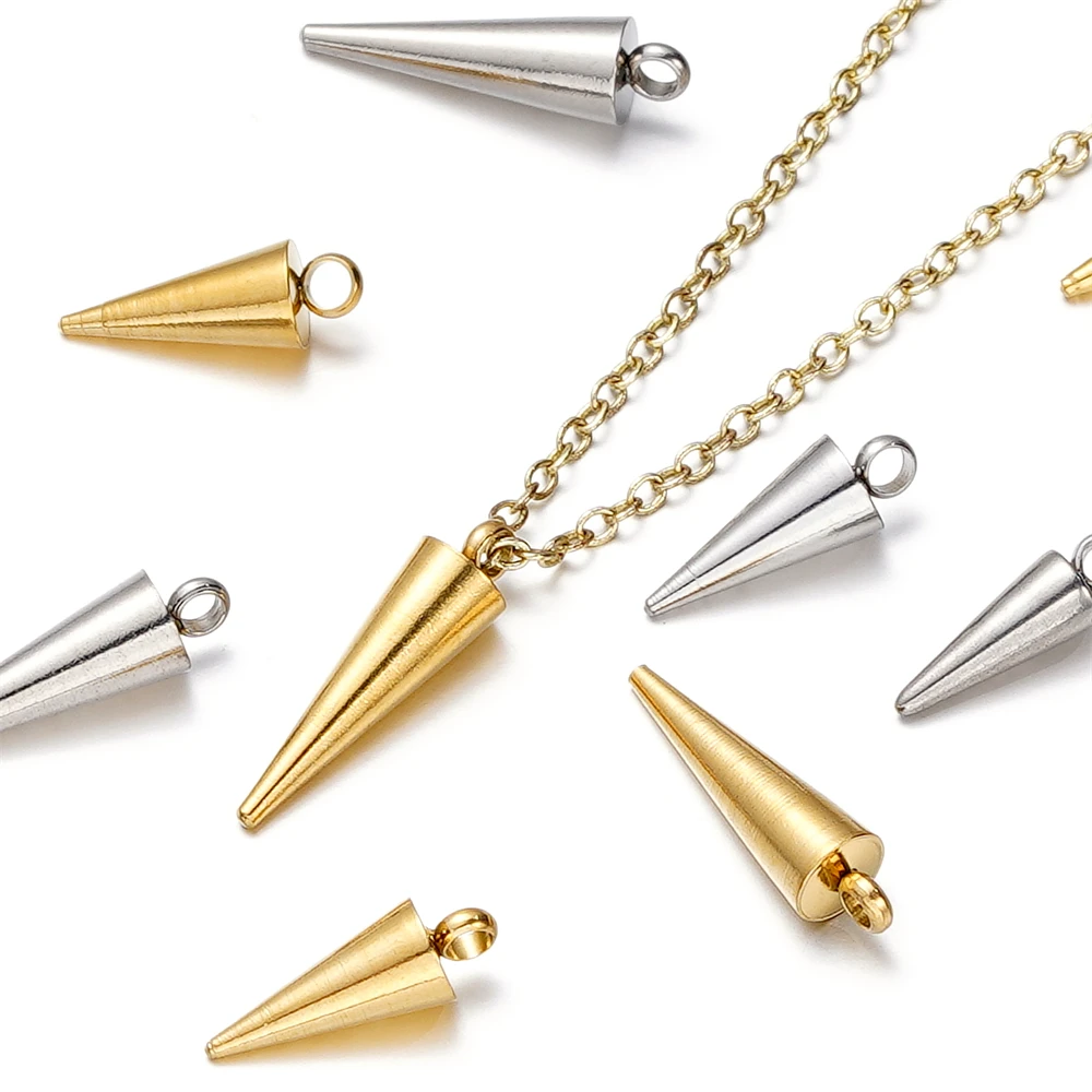 Подвески в виде конуса из нержавеющей стали - Фотография_5