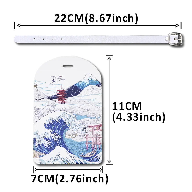 Багажные бирки с чехлом для конфиденциальности - Фотография_2
