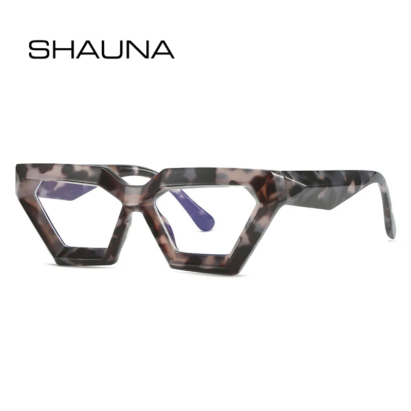 Женские и мужские многоугольные очки shauna