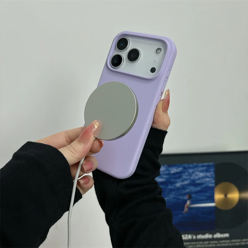 Магнитный жидкий силиконовый чехол - Фотография_3